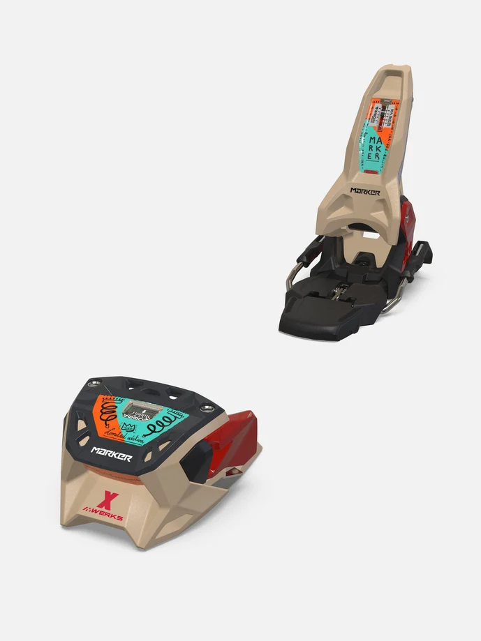 Marker Griffon X 13 MWerks Bindings 90MM Beige/Red - Winter 2026/2027