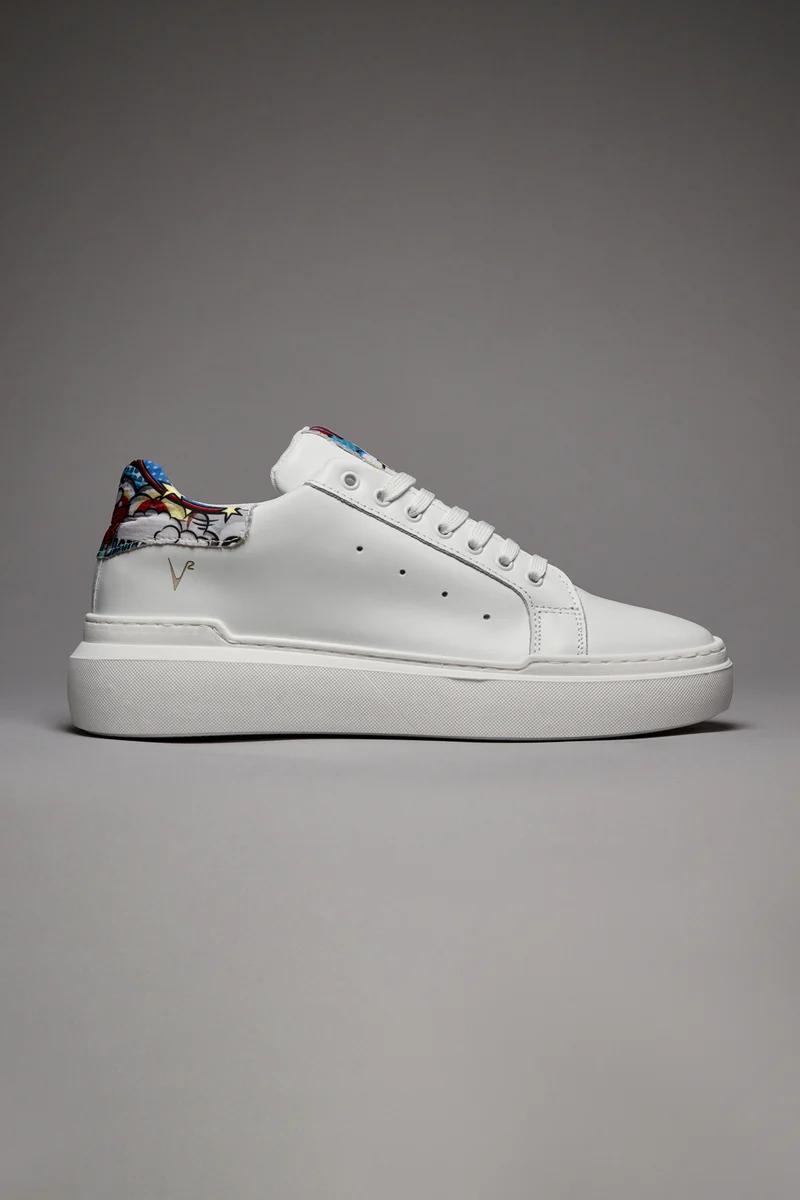 VEGAS - Sneakers a suola alta retro in tessuto Comics
