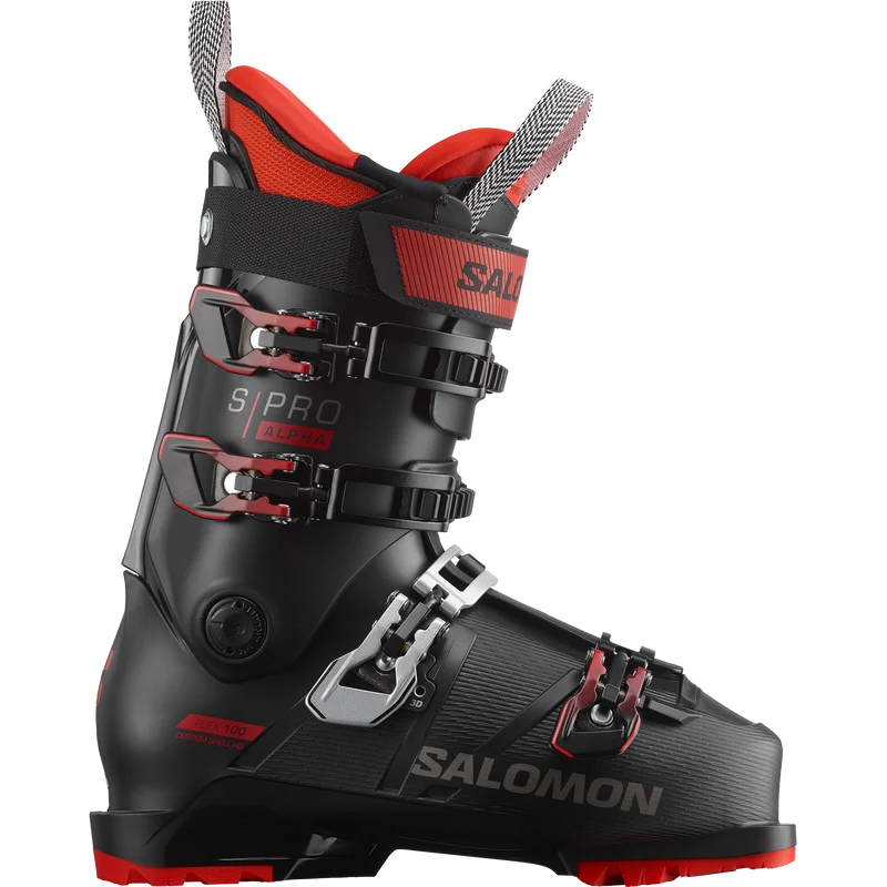 Salomon S/PRO ALPHA 100 Black/Red - Winter 2023/2024
