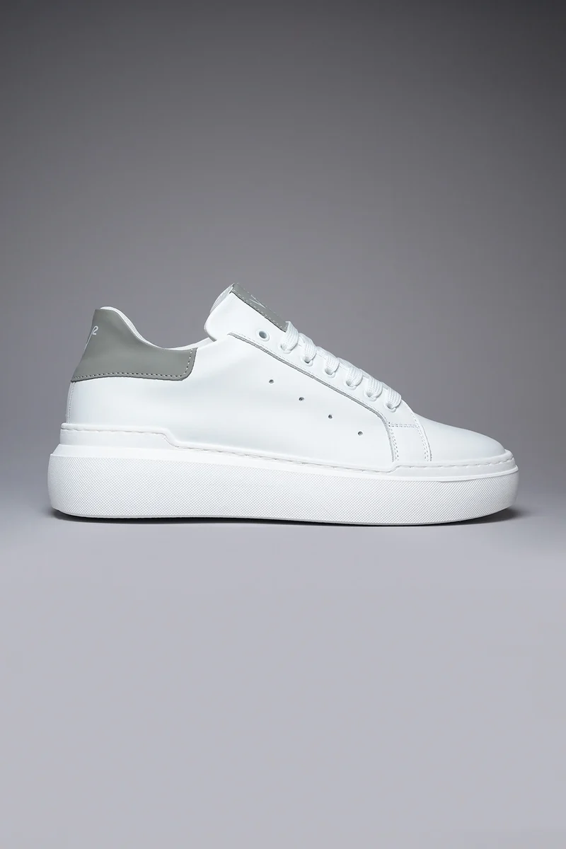 VEGAS - Sneakers a suola alta retro Grigio