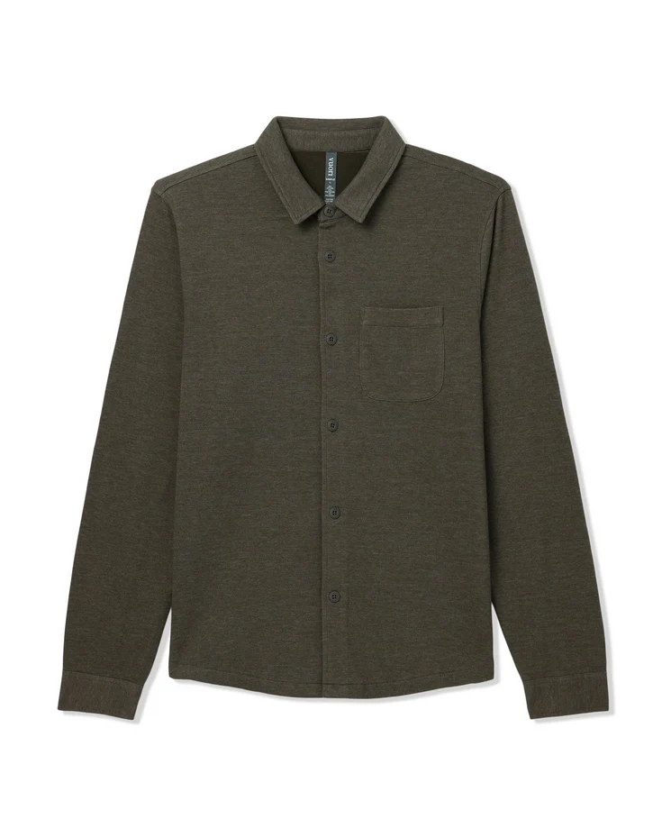 Vuori Men's Long Sleeve Jeffereys Button Down Overshirt - Fall 2025