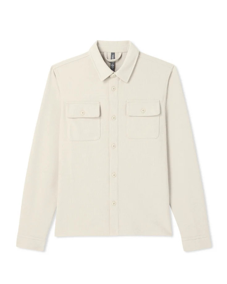Vuori Men's Waffle Shirt Jacket - Fall 2025