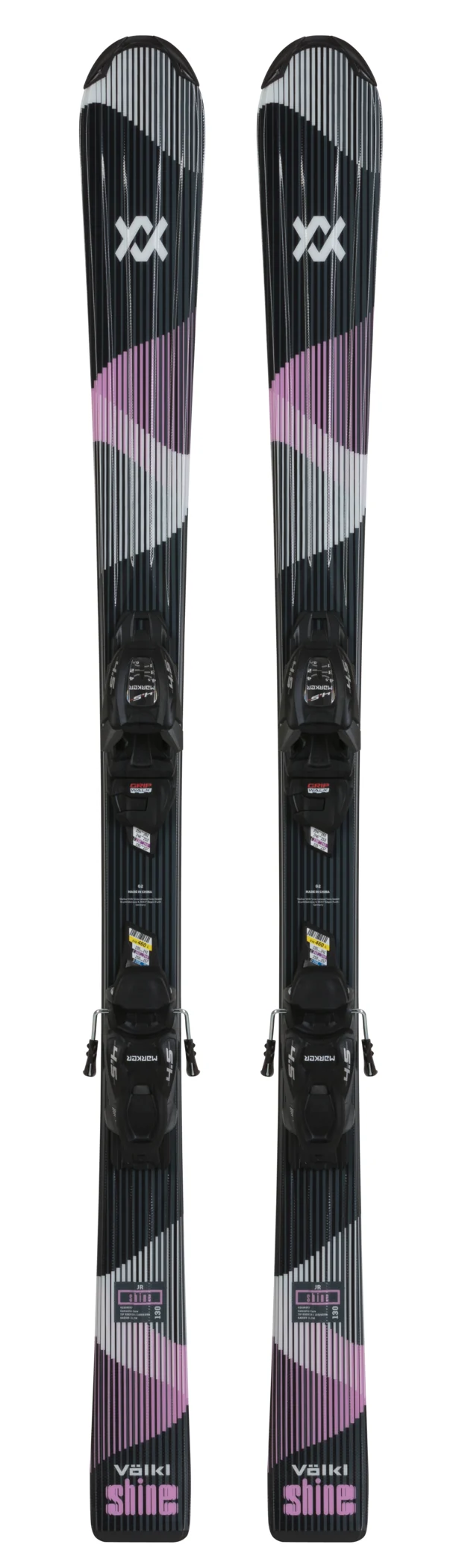 Volkl Junior Shine Skis + 4.5 VMotion Jr Bindings - Winter 2025/2026