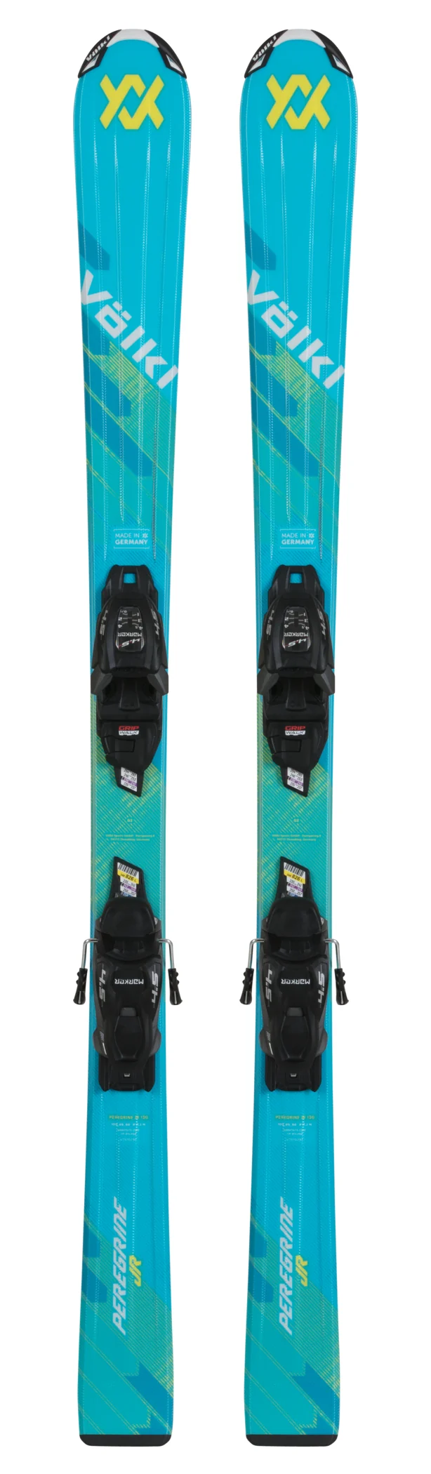 Volkl Junior Peregrine Skis + 4.5 VMotion Jr Bindings - Winter 2025/2026