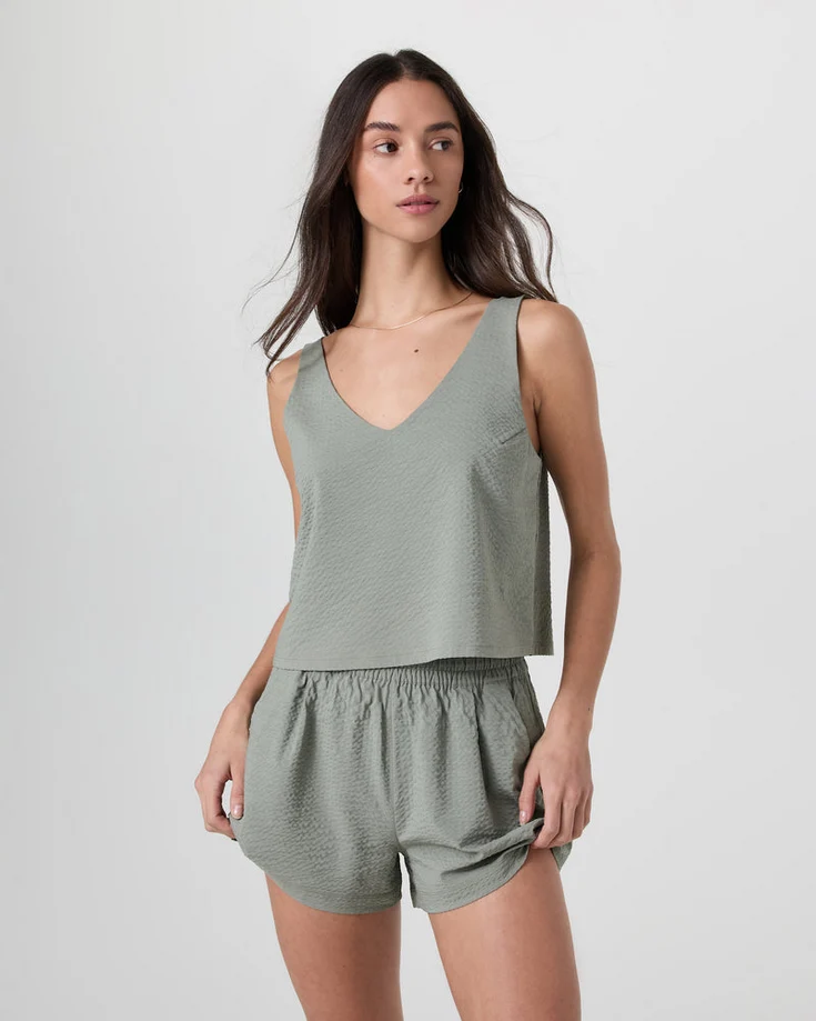 Vuori Women's Villa Textured Crop Tank - Spring 2025