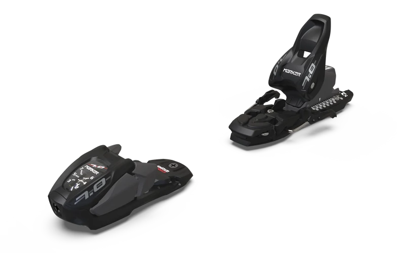 Marker 7.0 70MM Junior Bindings Black/Anthracite - Winter 2024/2025